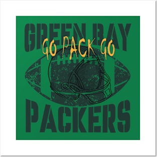 packers green bay Posters and Art